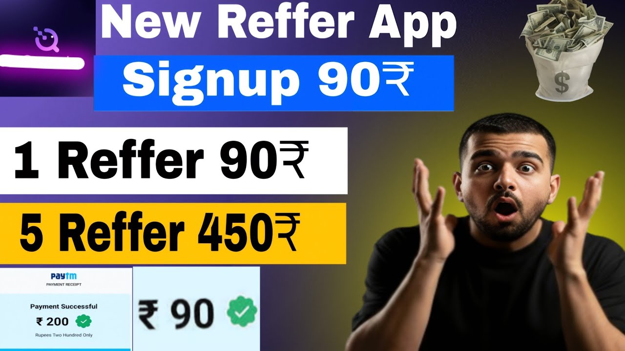 Qoneqt Refer/Sign-up Upto 90 Cashback | New Refer Earning App