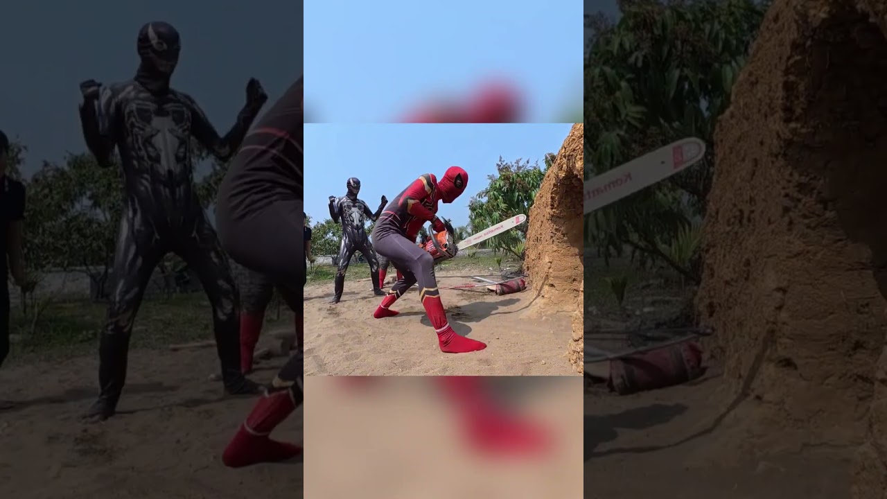 Spider-man vs monster