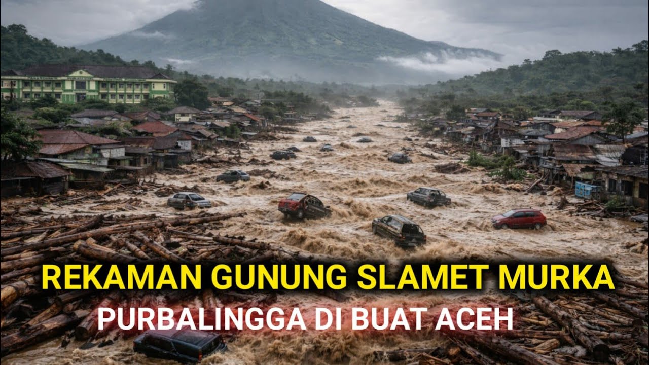 BANJIR PURBALINGGA TERKINI - HANCUR PORAK PORANDA