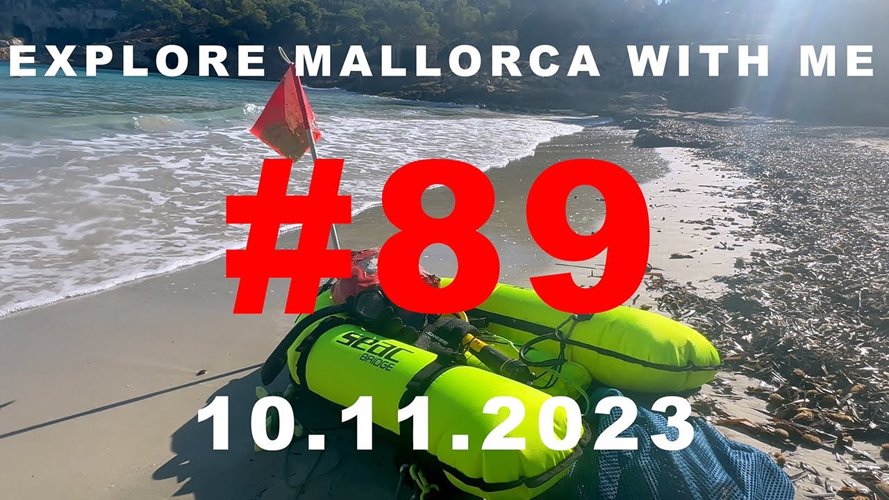 #89 10.11.2023 first diving with  @insta360  x3  searching for treasures in Mallorca diving vlog