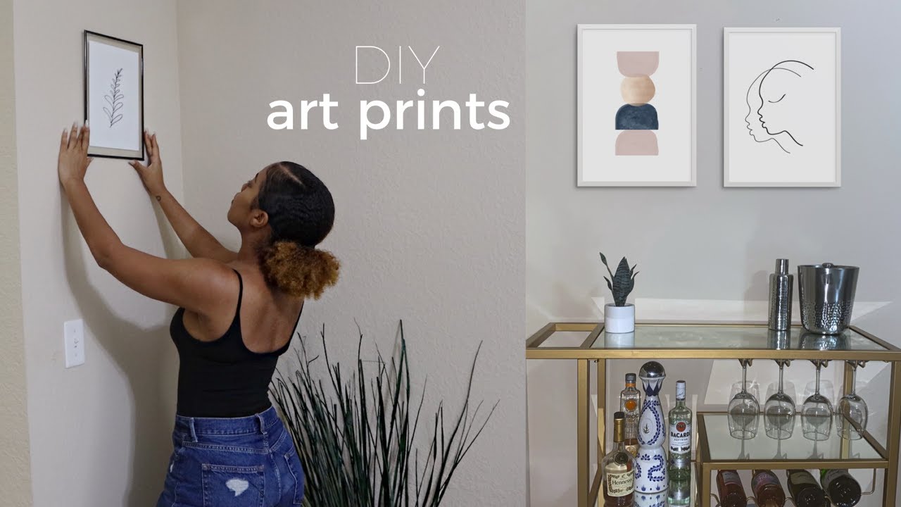 Easy DIY Wall Art Prints [ Abstract + Aesthetic ]