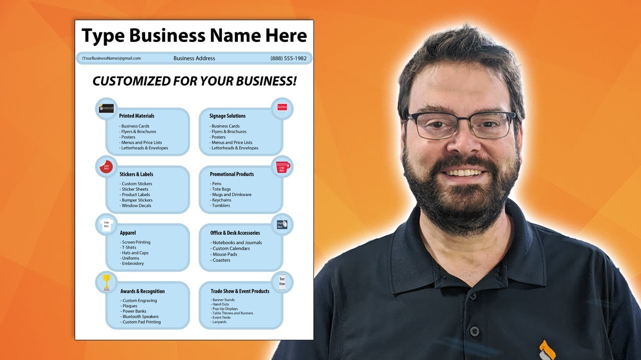 Sign Shop Reseller Tool | Sales Leave-Behind Sheet