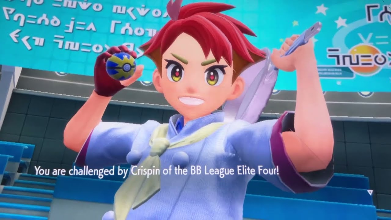 Pokemon Violet - Fight the BB Academy League Elite Four Crispin