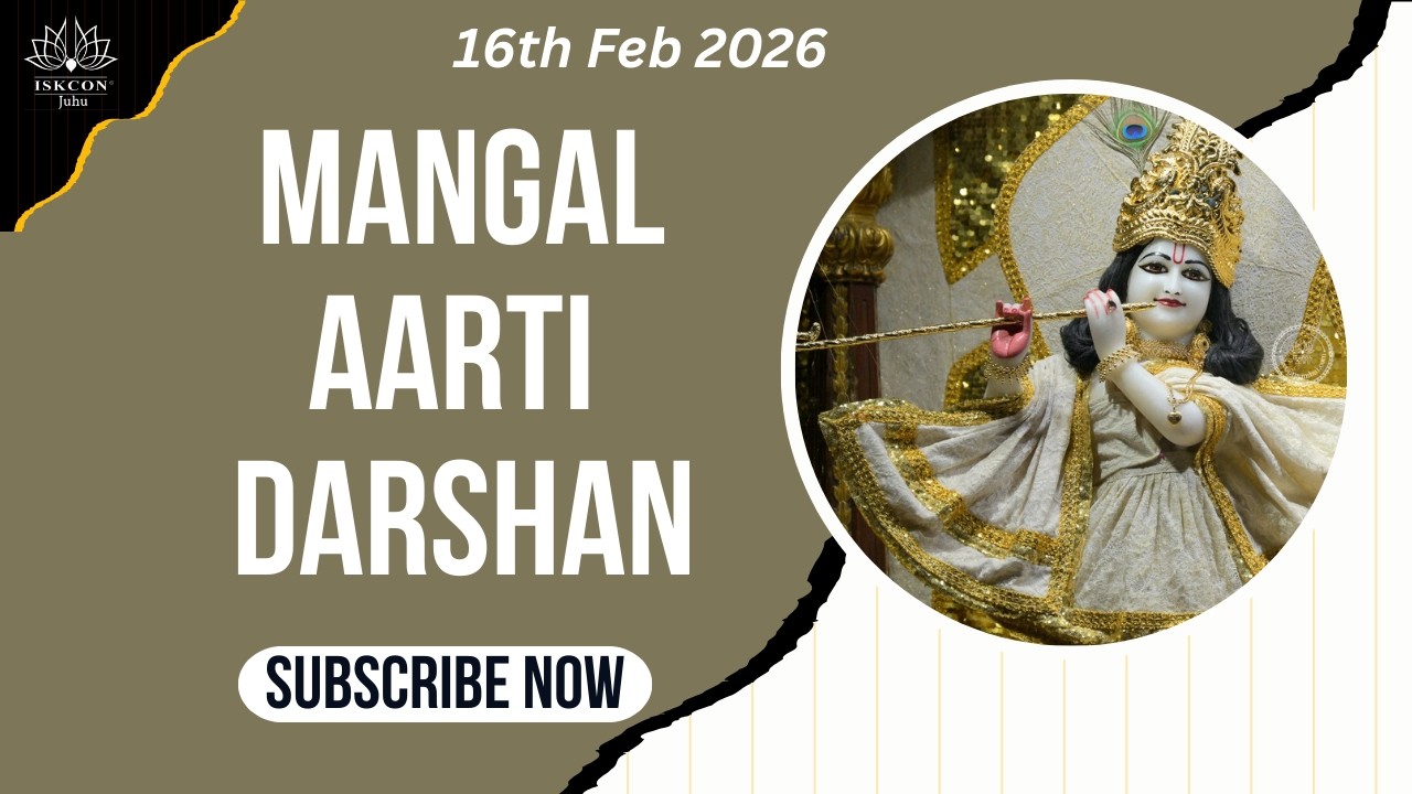 Mangal Aarti Darshan 16th Feb 2026 Sri Sri Radha Rasabihariji Temple