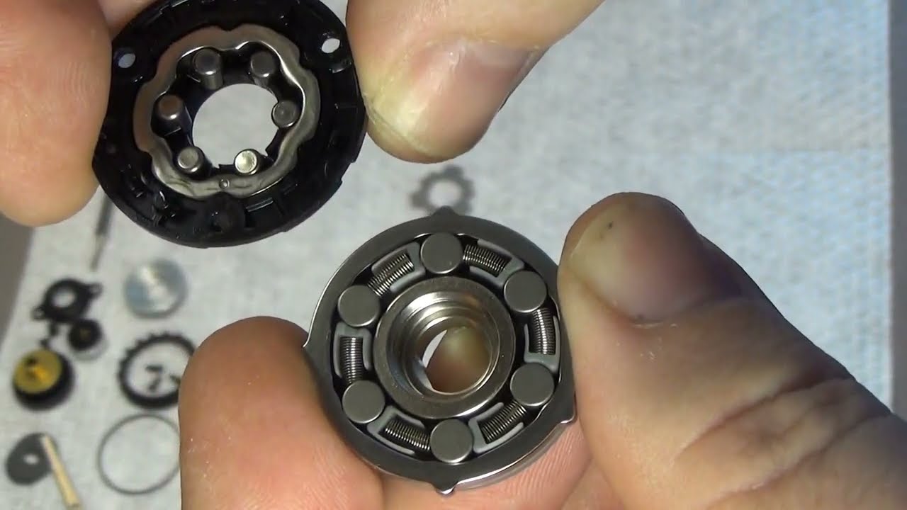 Конструктив стопоров обратного хода , катушек семейства SHIMANO До и После . На примере STELLA .