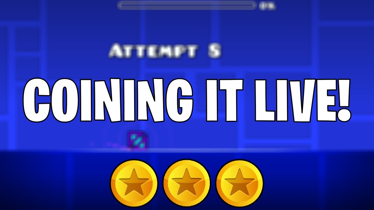 🔴GETTING DEM COINS | GEOMETRY DASH!!!🔴