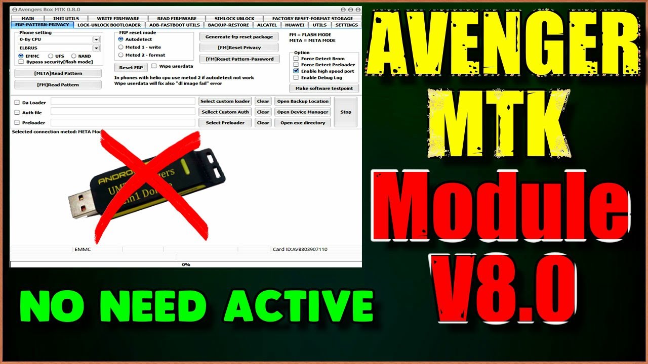 🔥 Avenger MTK Tool | Nck Mediatek Tool | Avenger MTK Tool V.0.8.0