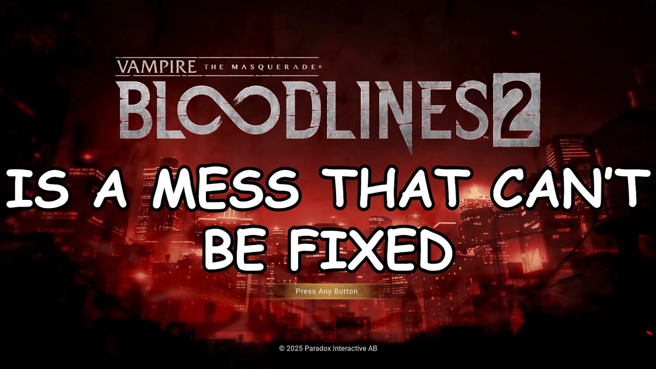 VTMB2 is a Mess that Can't be Fixed