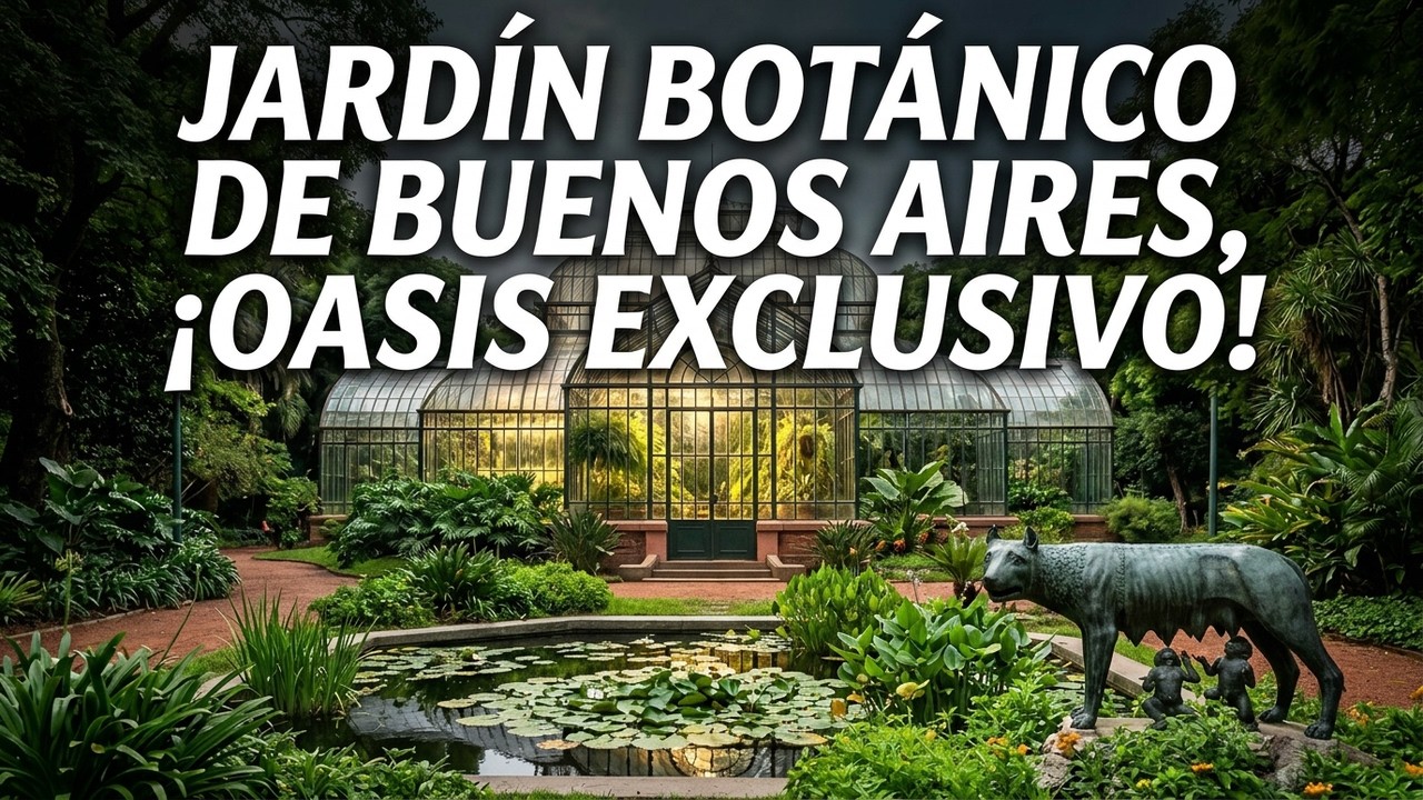 Jardín Botánico de Buenos Aires: un paseo entre naturaleza y arte en plena ciudad