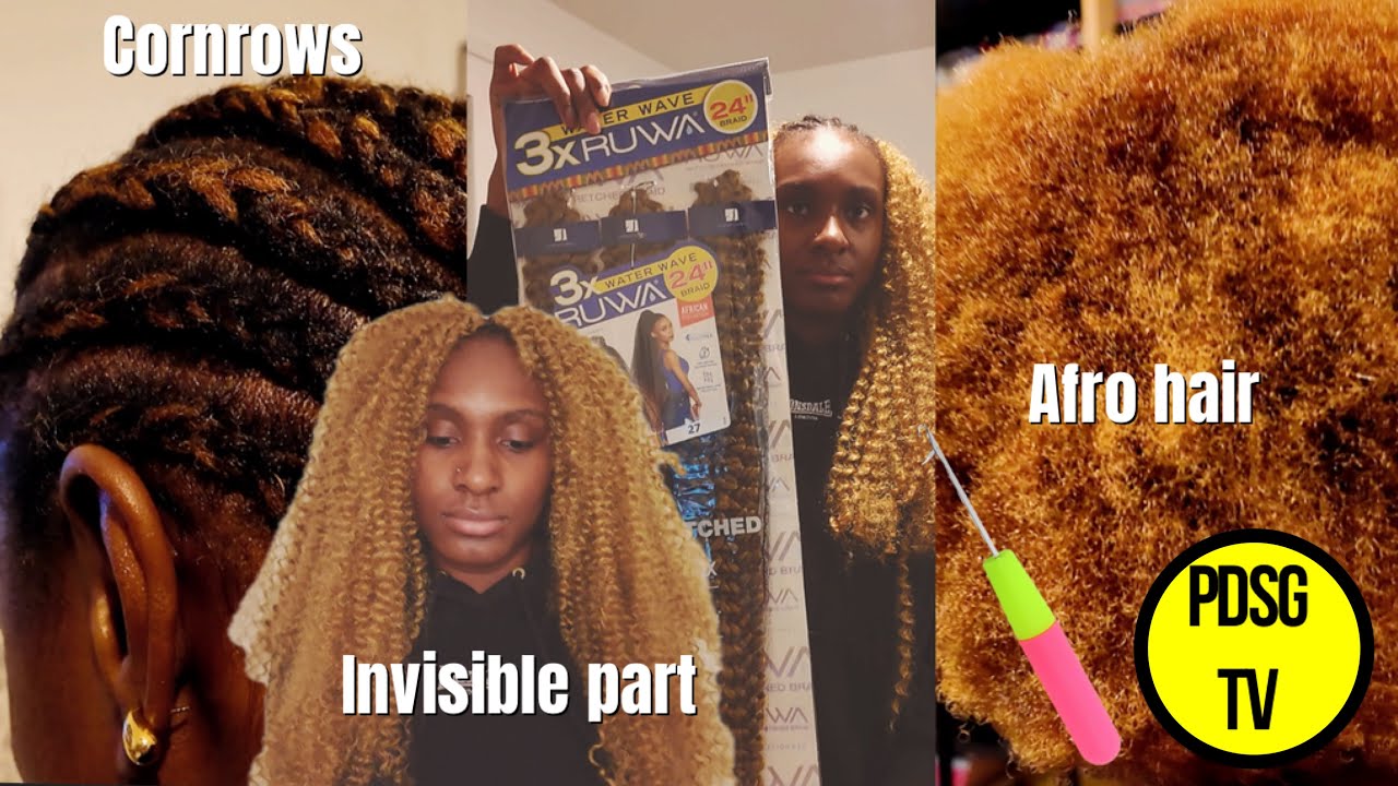 Deep Curly Invisible Crochet Full Tutorial 