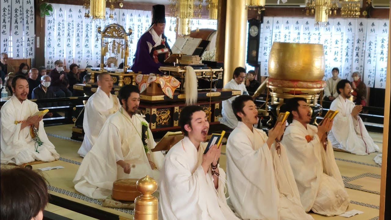 荒行僧９名 本佛寺國祷会