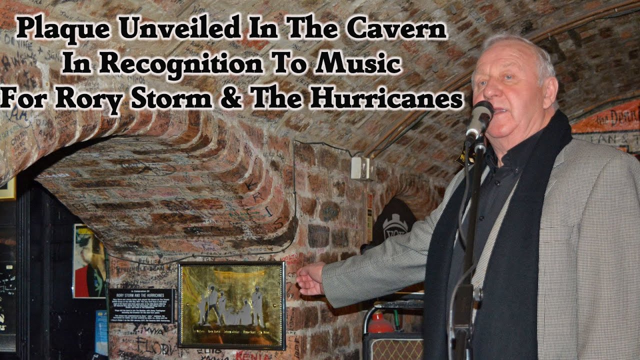 Rory Storm And The Hurricanes Plaque Award, Cavern Club, Liverpool 16-1-17