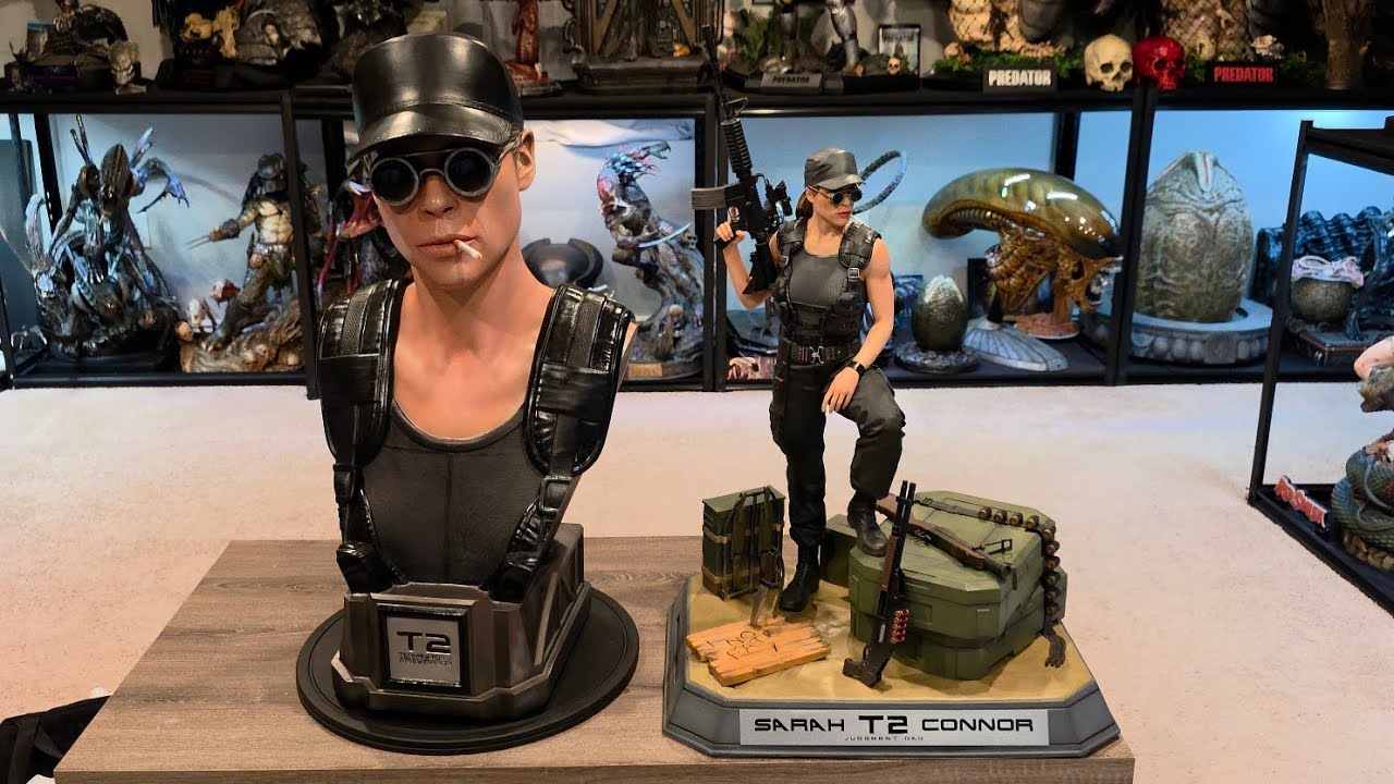 Courtmaster Sarah Connor Life size bust Review 