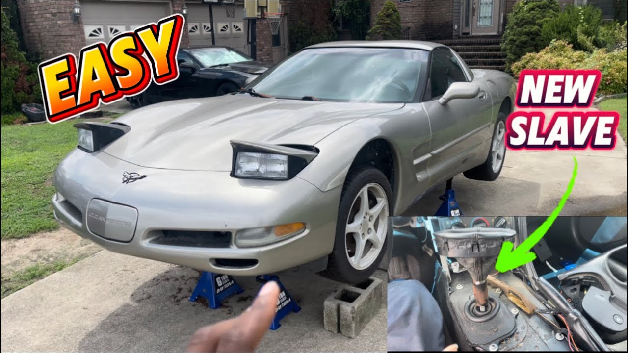 Replacing the SLAVE CYLINDER & CLUTCH on My 2000 C5 Corvette | Part 1 Disassembly #trending