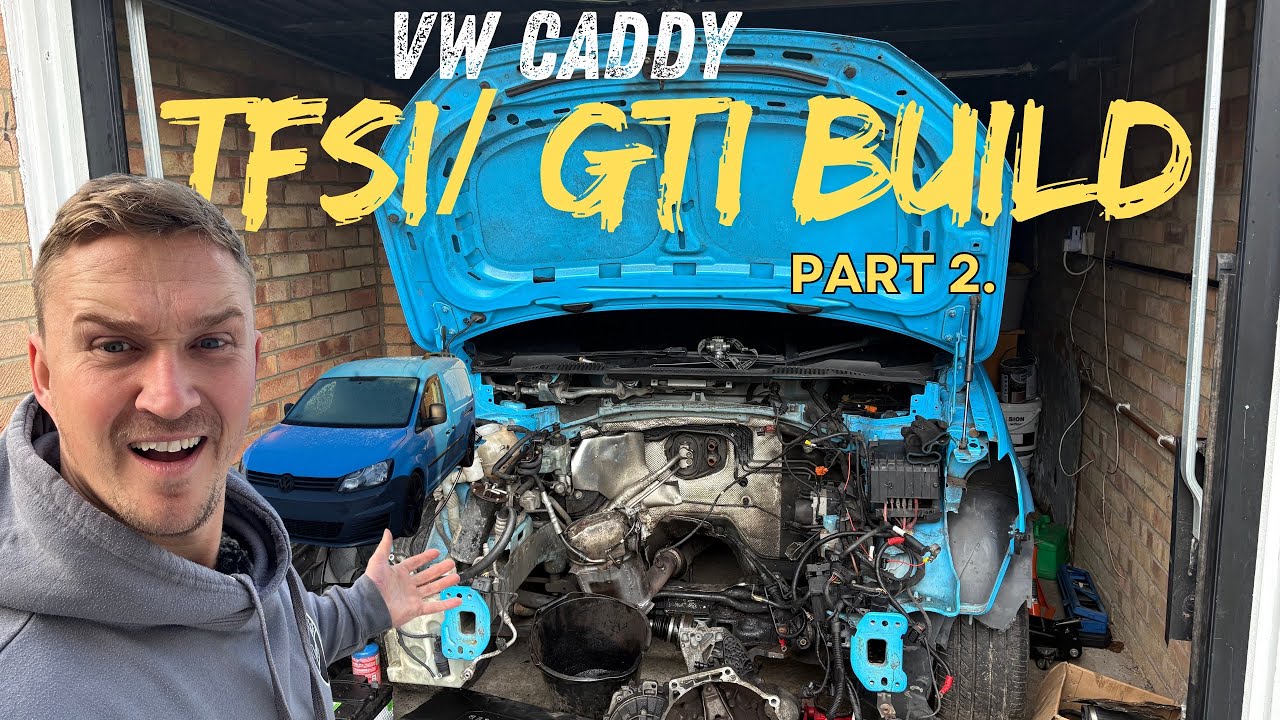 CONVERTING A 1.6 TDI CADDY TO A 300HP TFSI ENGINE SWAP SERIES PT2