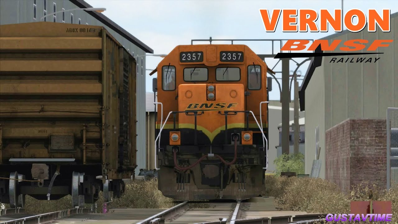 BNSF Train in Vernon CA Part 2
