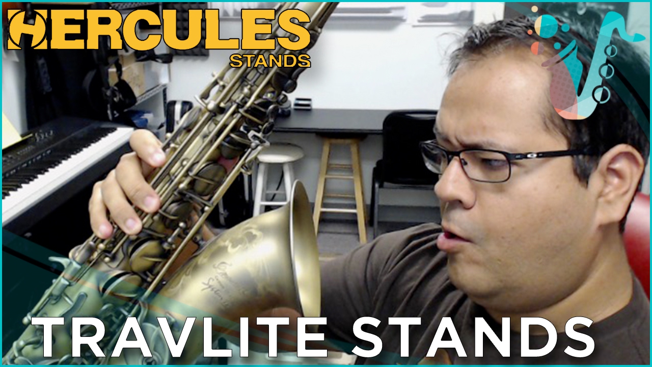 HAVE A GANDER! - Hercules TravLite Stands for Flute, Alto Sax, and Tenor Sax