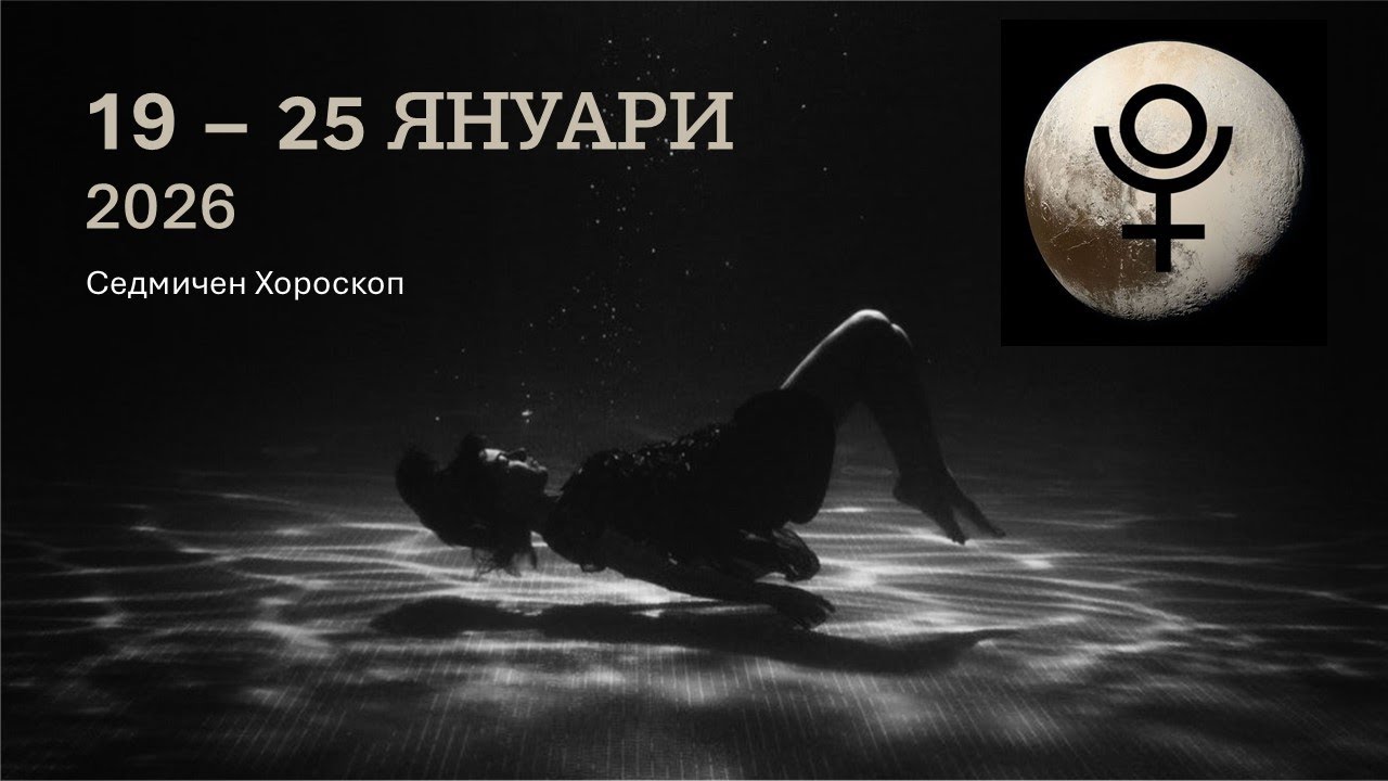 19 - 25 ЯНУАРИ 2026: С могъщия Плутон в подземното царство: Седмичен хороскоп #adastra #астрология