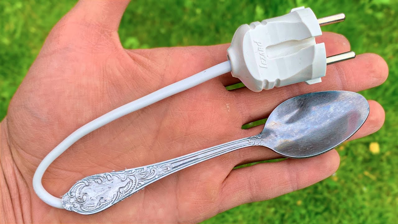Hurry !!! Only a SPOON and a CABLE  - You Can Make a Chic Tool !