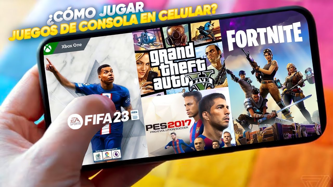Como Jugar Juegos De CONSOLA En Tu CELULAR😲*ANDROID & IOS* Ft. Pes 2017, Fortnite, Fifa 23 & Más!🔥