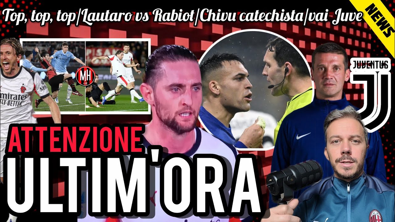 💣TOP, TOP, TOP😡RABIOT VS LAUTARO⚠️CHIVU CATECHISTA, COMODA COSÌ❤️MODRIC E SANDRO😈POLLO🔥FORZA JUVE!