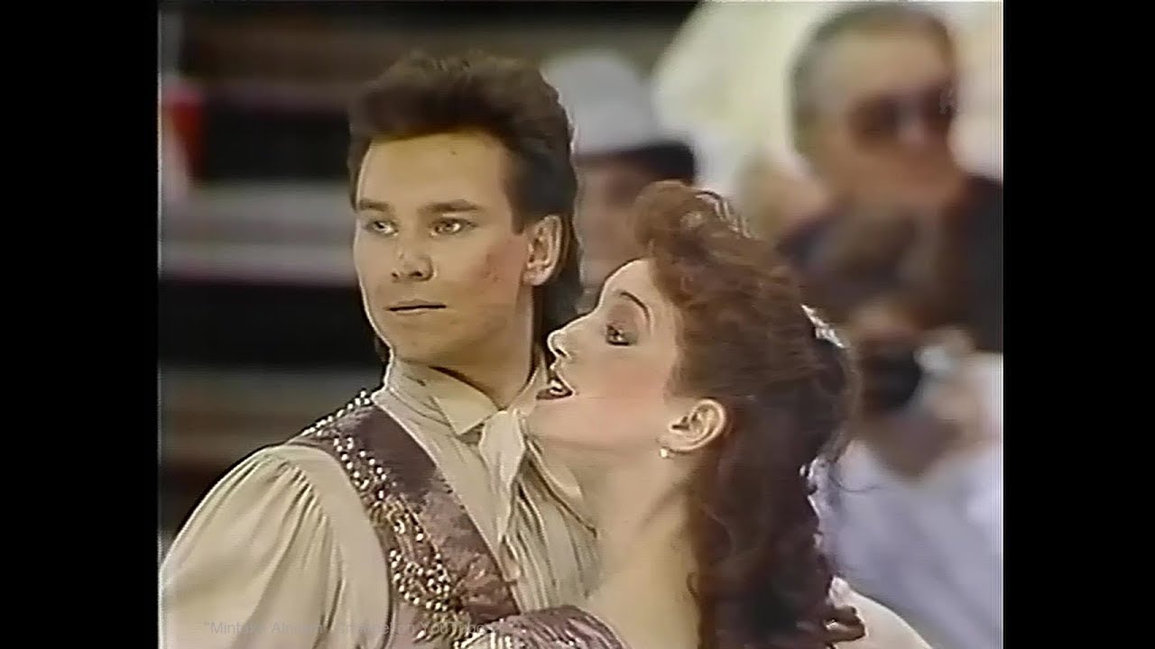 Marina Klimova and Sergei Ponomarenko 1990 Worlds (Halifax) Free Dance 