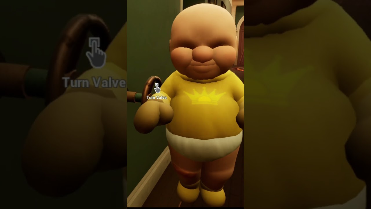 Baby In Yellow : Door open throw jump baby