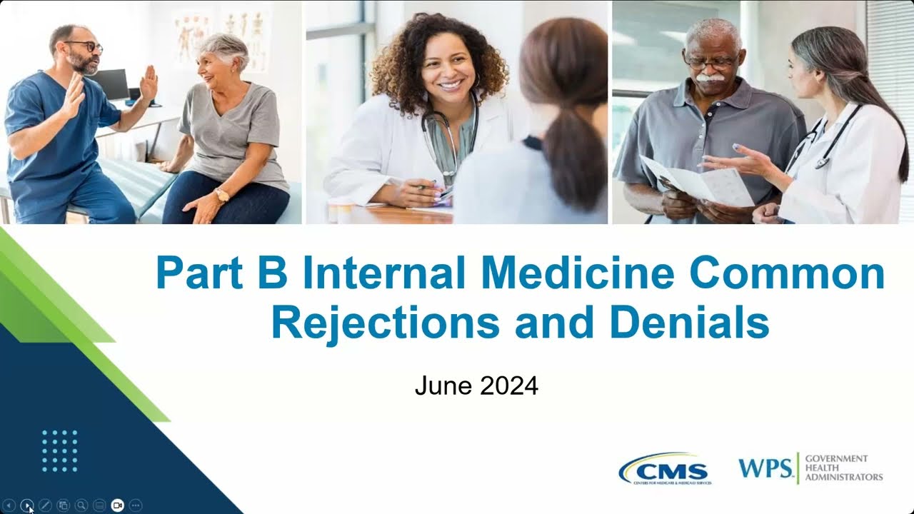 Part B Internal Medicine Common Rejections and Denials