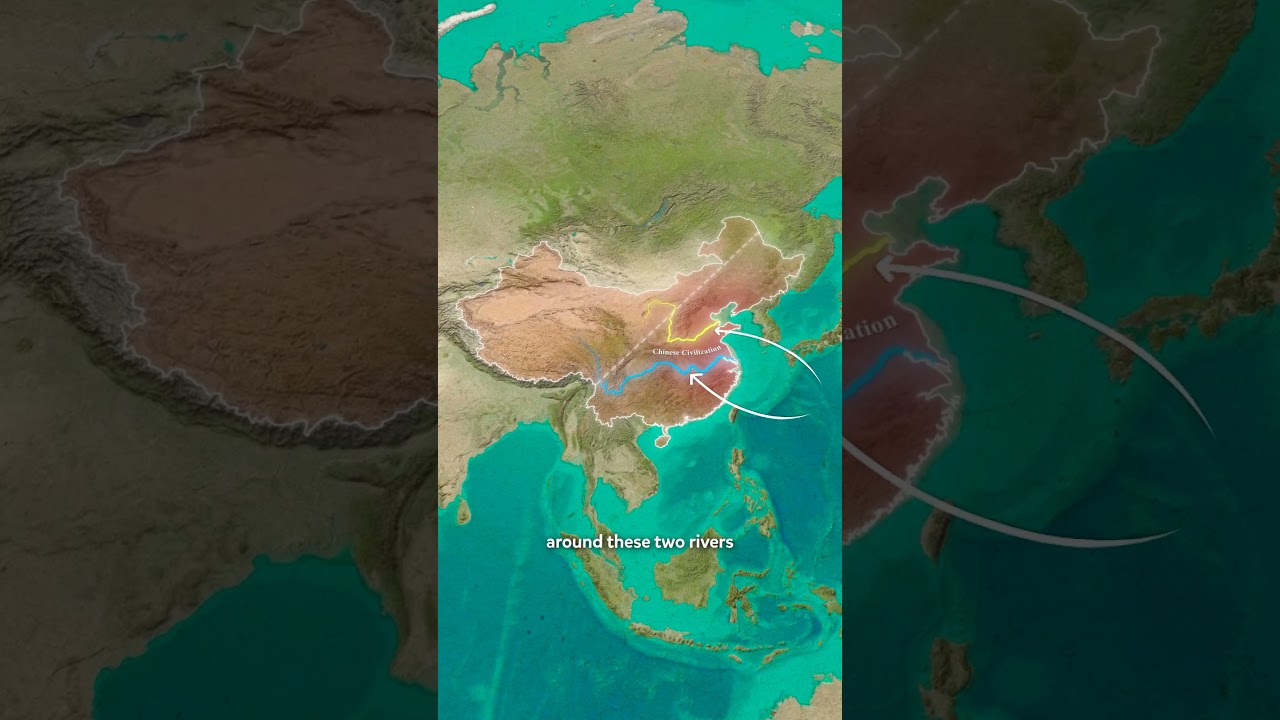 Population Distributrion 🇨🇳🇨🇳 Why 95% of Chinese live on one side of this line