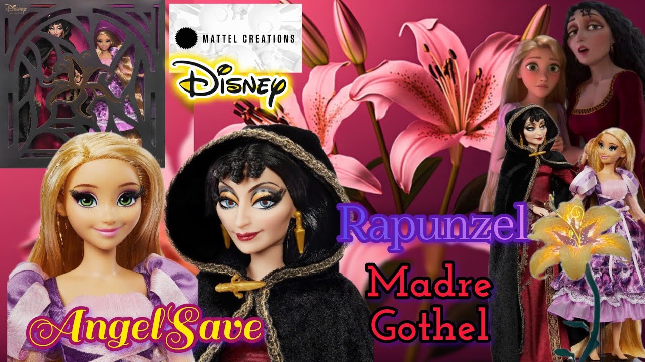 Set de muñecas Rapunzel y Madre Gothel, de Enredados De Disney  Collection matel creations 2025
