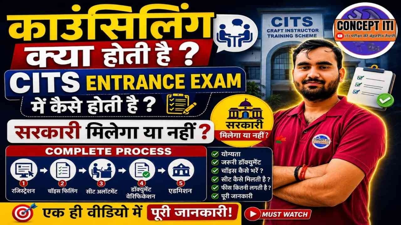 CITS Counselling 2026 Complete Process | NIMI Official Update | 1st Round Counselling कैसी होंगी ?