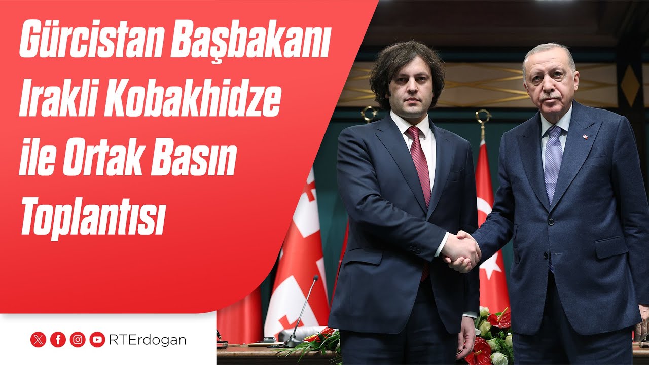 Gürcistan Başbakanı Irakli Kobakhidze ile Ortak Basın Toplantısı