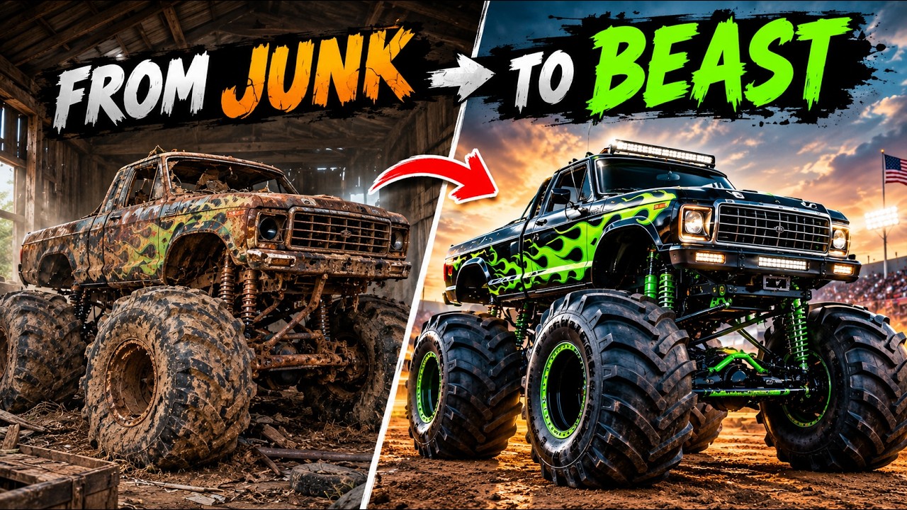 We Rescued a Forgotten Monster Truck&hellip; The Transformation Is INSANE!
