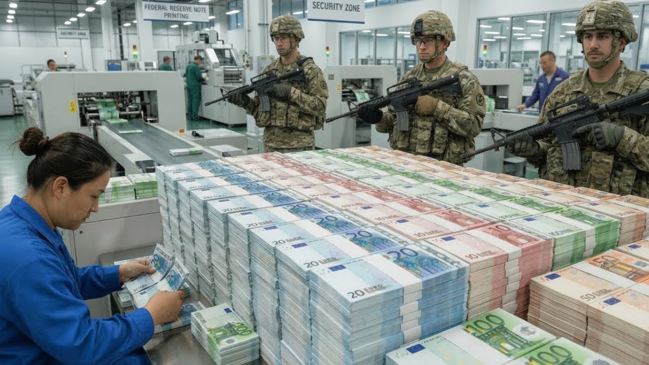 Inside Europe’s Money Factory: How the Euro Is Printed and Secured (Full Process)