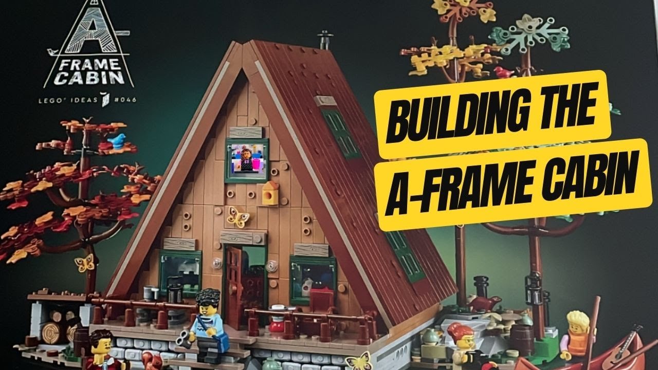 Cozy Build: LEGO ideas A-Frame Cabin.