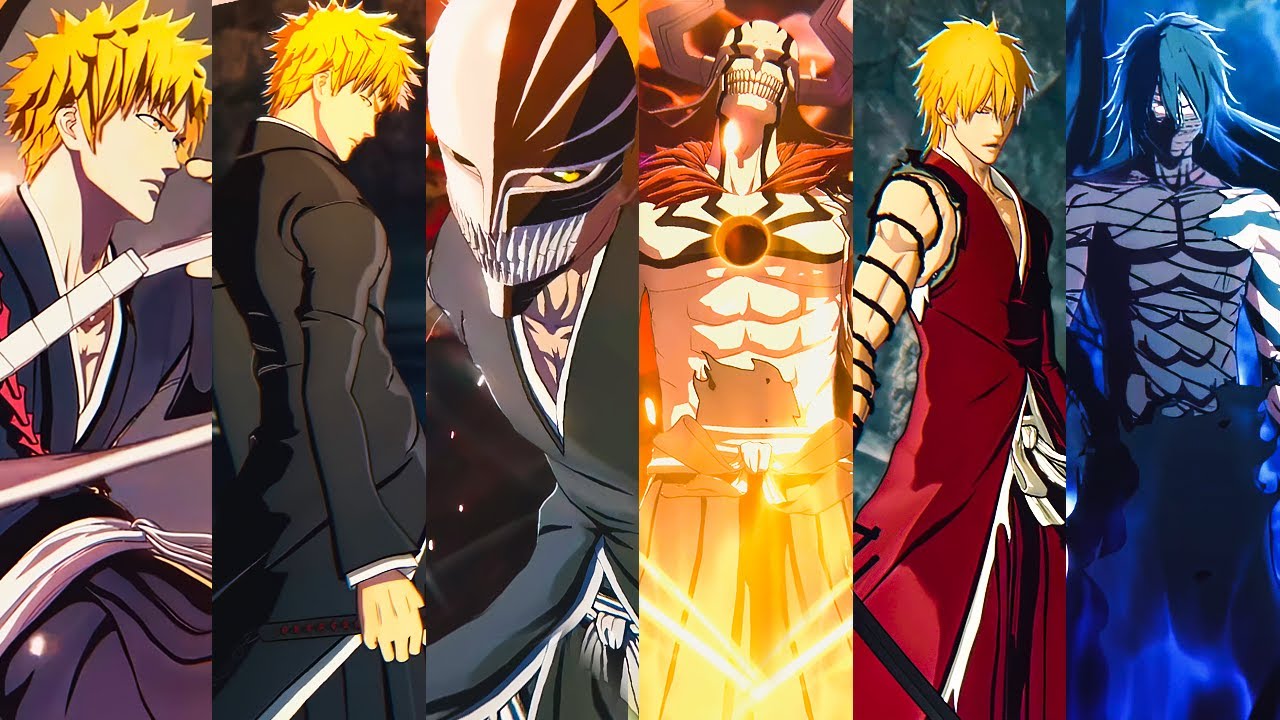 BLEACH Rebirth of Souls - Ichigo All Transformations Base - Final Getsuga Tensho (4K 60fps)