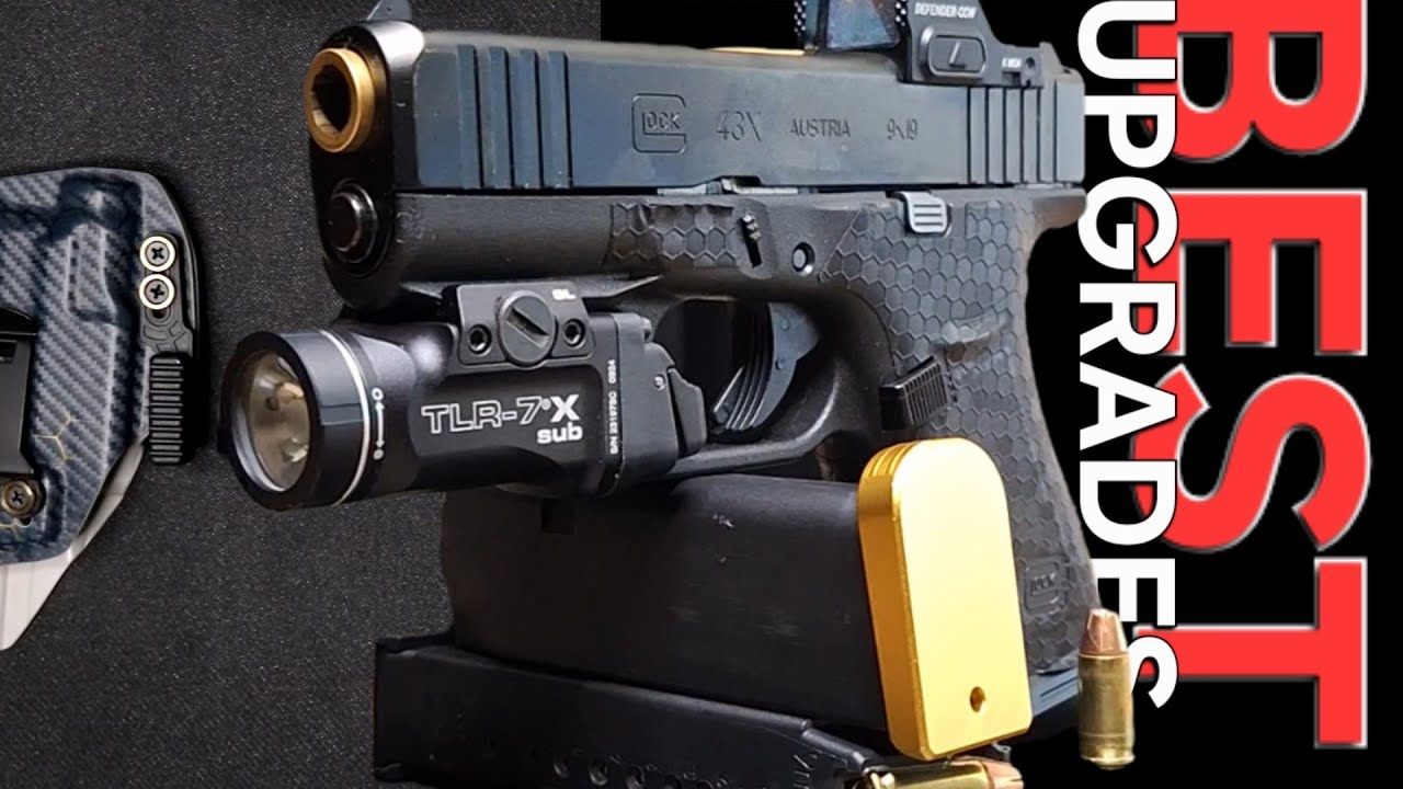 GLOCK 43X MOS, ЛУЧШИЕ УЛУЧШЕНИЯ. #комментарий