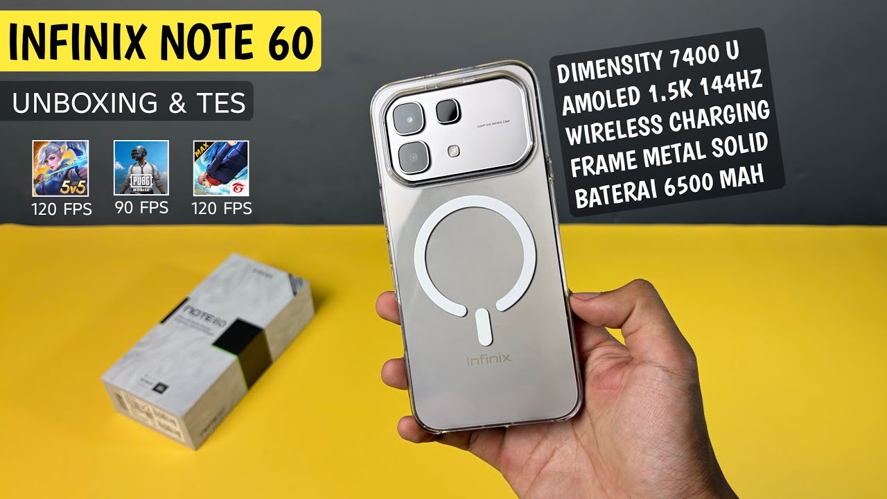 CALON HP 3 JUTAAN TERBAIK?! Unboxing Infinix Note 60 - Tes Kamera + Gaming Tes