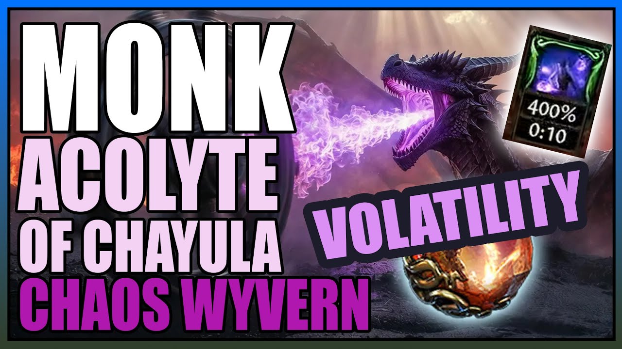 Path Of Exile 2 : [ UPDATE ] MONK Level 84 Acolyte of Chayula Chaos Wyvern  - RNG Builds 0.4
