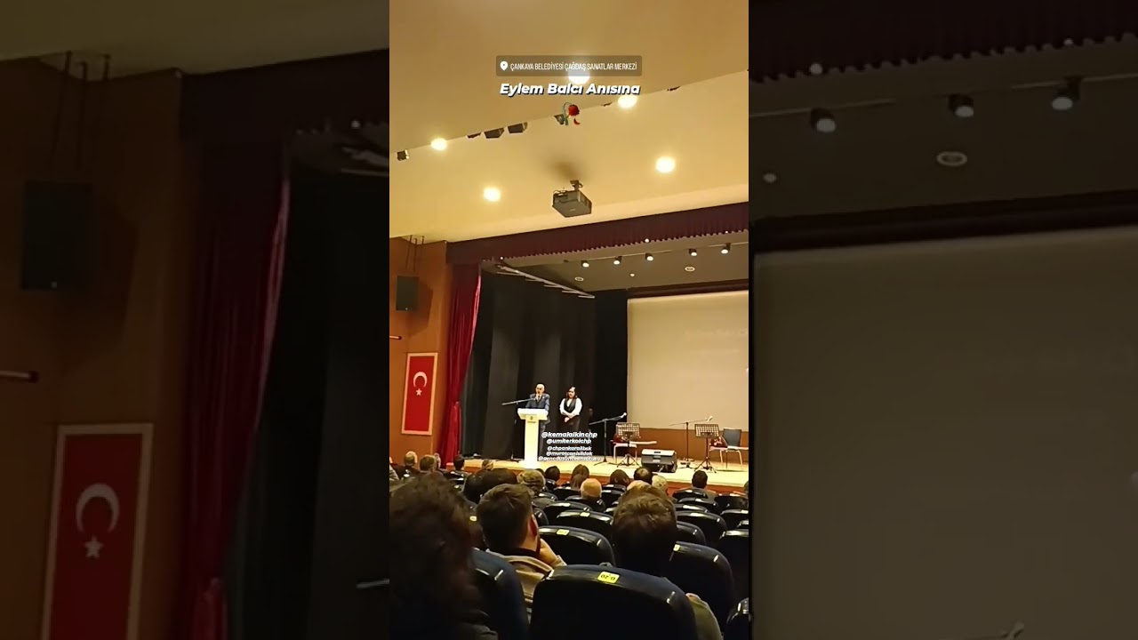 CHP Ankara İl Başkanı Ümit Erkol, Eylem Balcı anısına Genç Düşünce Enstitüsü programındaki konuşması