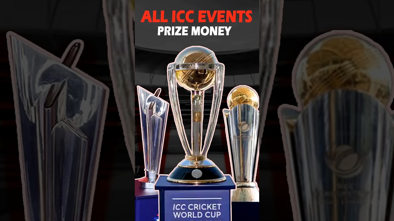 Prize Money of All ICC Events 🤑 #shorts #iccevents #prizemoney #sportsguruji #viralshorts #icc