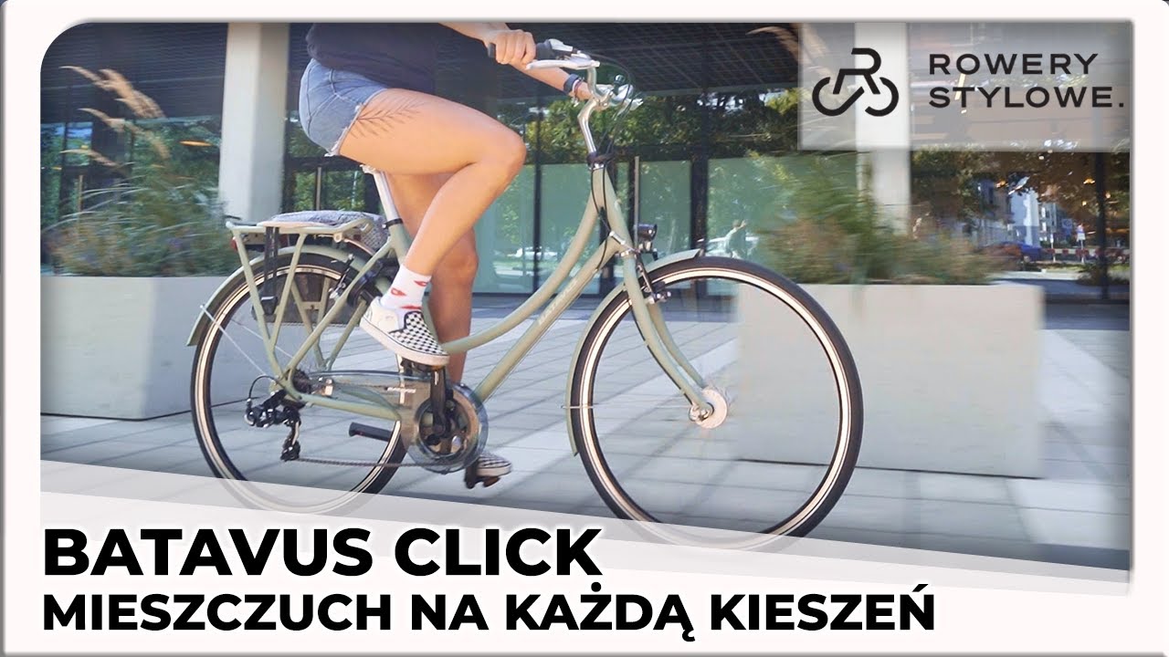 Lekki, holnderski rower miejski Batavus Click
