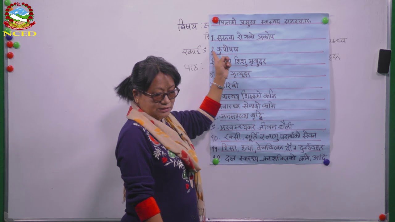 H.P.E 2074 07 30 Major Health Problems of Nepal