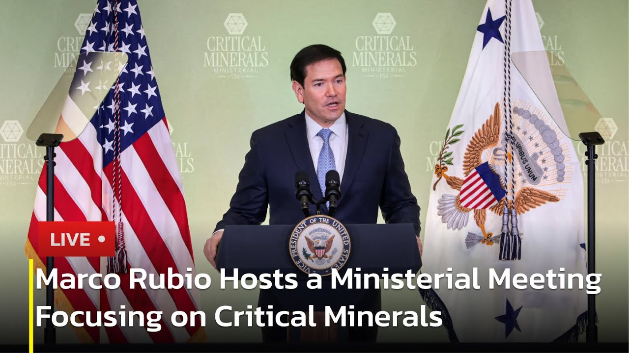 🔴 LIVE: Marco Rubio Hosts a Ministerial Meeting in Washington Focusing on Critical Minerals | AC13