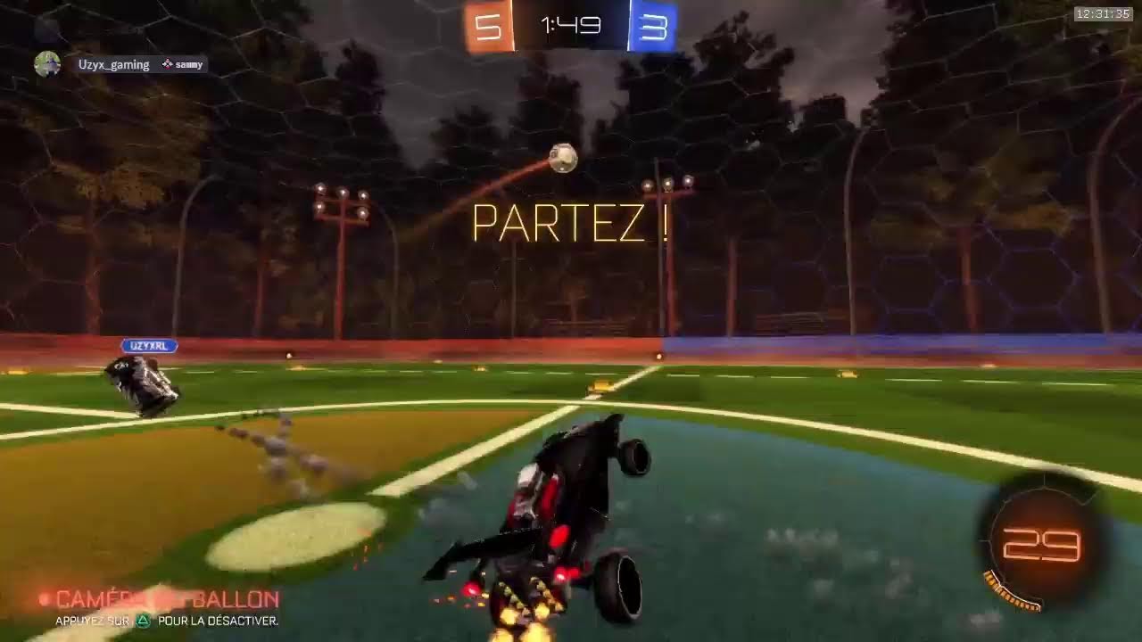 Je joue a Rocket league avec vous