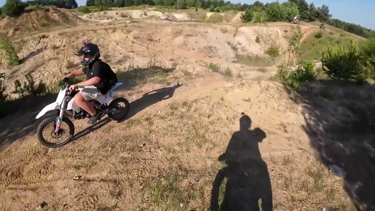 luźna jazda na komarnie [asix xb88 300 i ktm sx85]