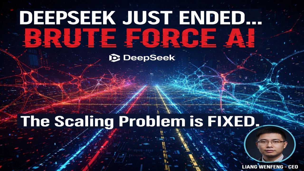 DeepSeek Just Ended Brute Force AI: The Scaling Problem is Fixed