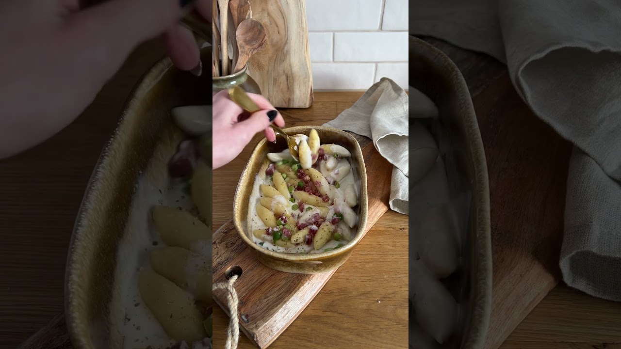 Proteinreicher Schupfnudel Auflauf im Flammkuchen Style 😍 | Chefkoch