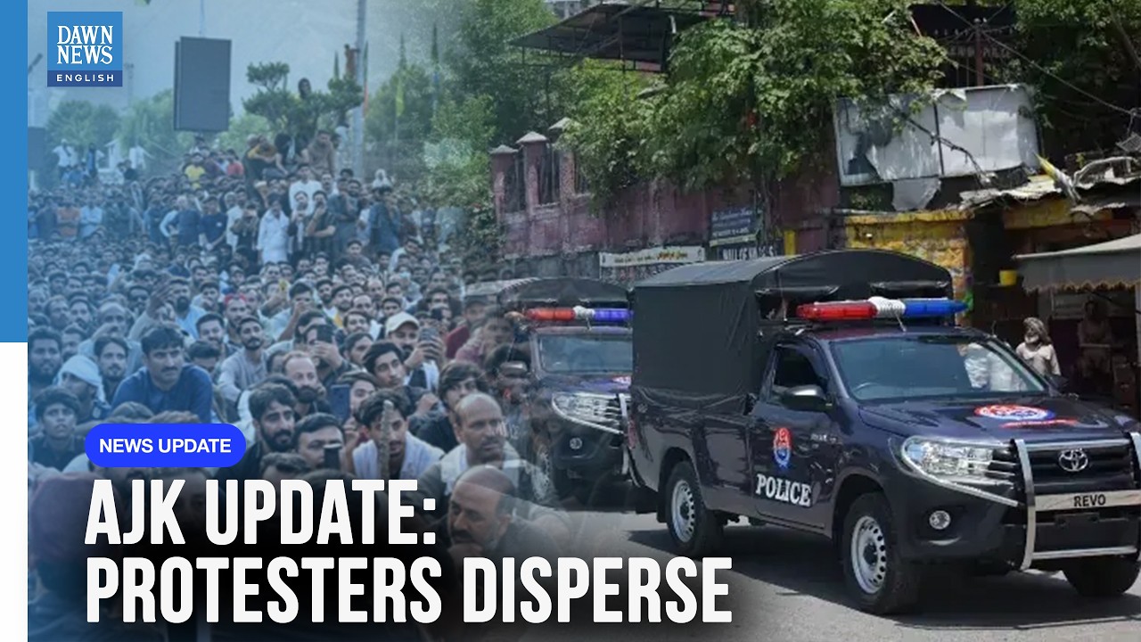 AJK Update: JAAC Protesters Disperse Over Fears Of Major Crackdown | Dawn News English