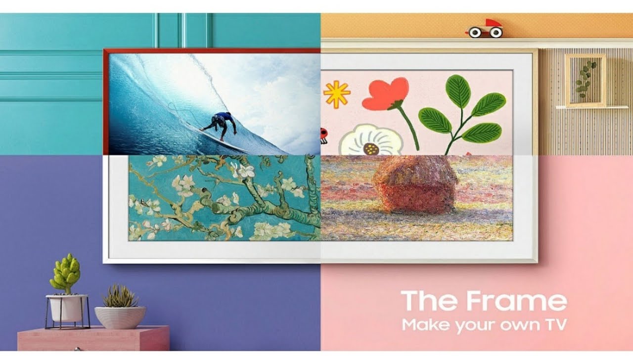 SAMSUNG THE FRAME 2021 Installation || No Gap Wallmount|| Best 55 inch Qled tv😍